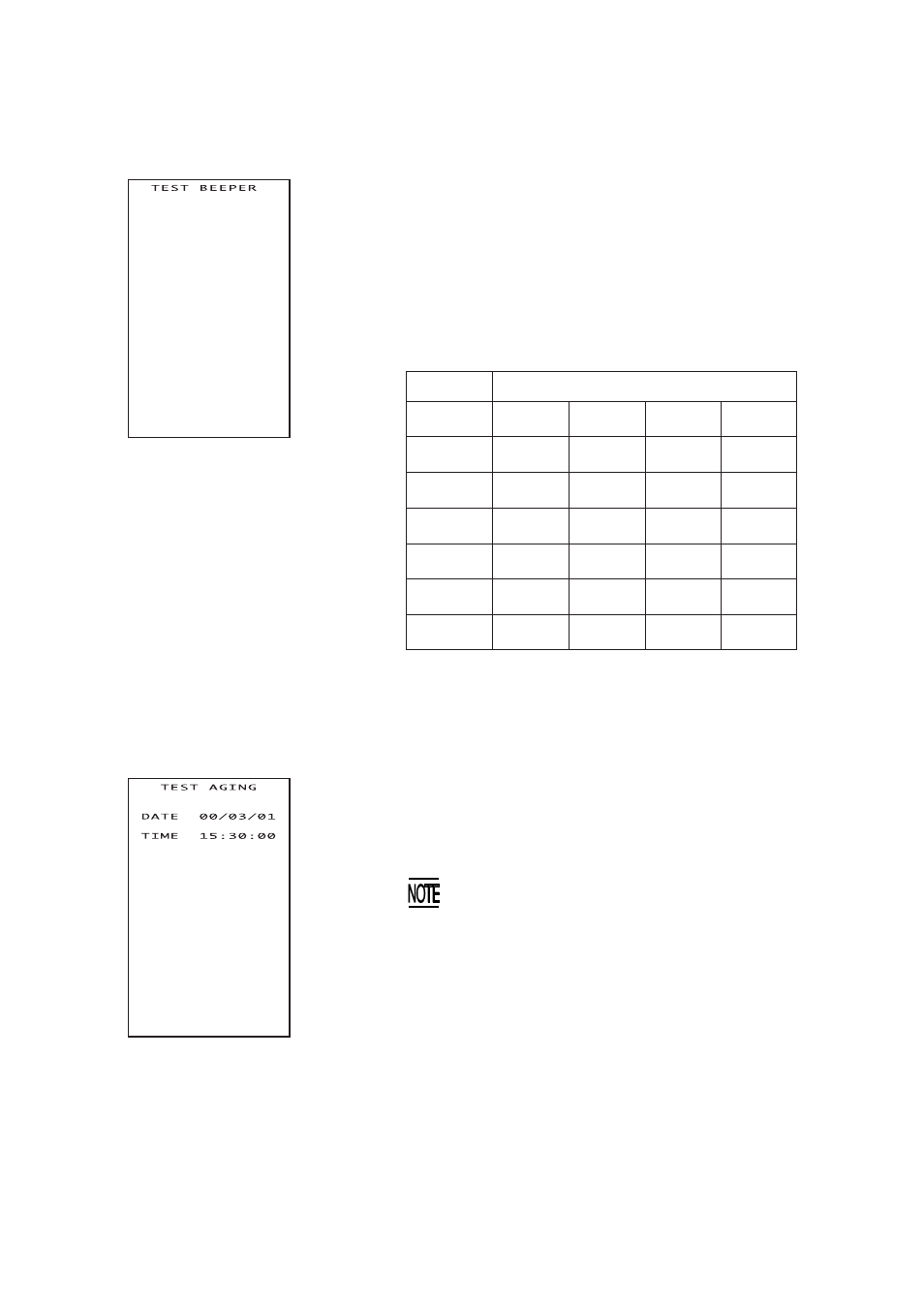 3] beeper scale test, 4] aging test | Denso BHT-100Q User Manual | Page 96 / 208