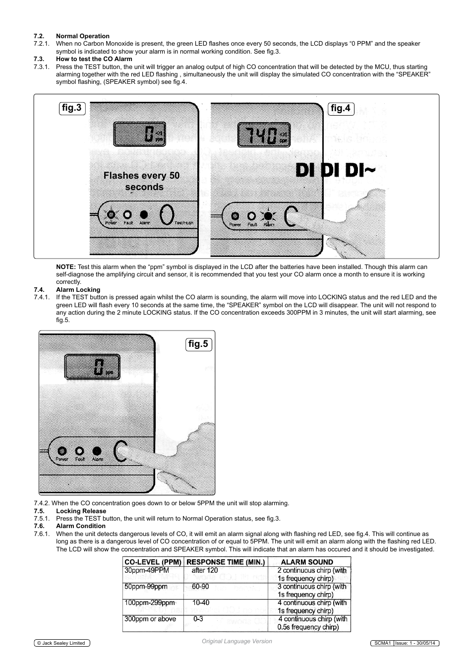 Sealey SCMA1 User Manual | Page 3 / 6