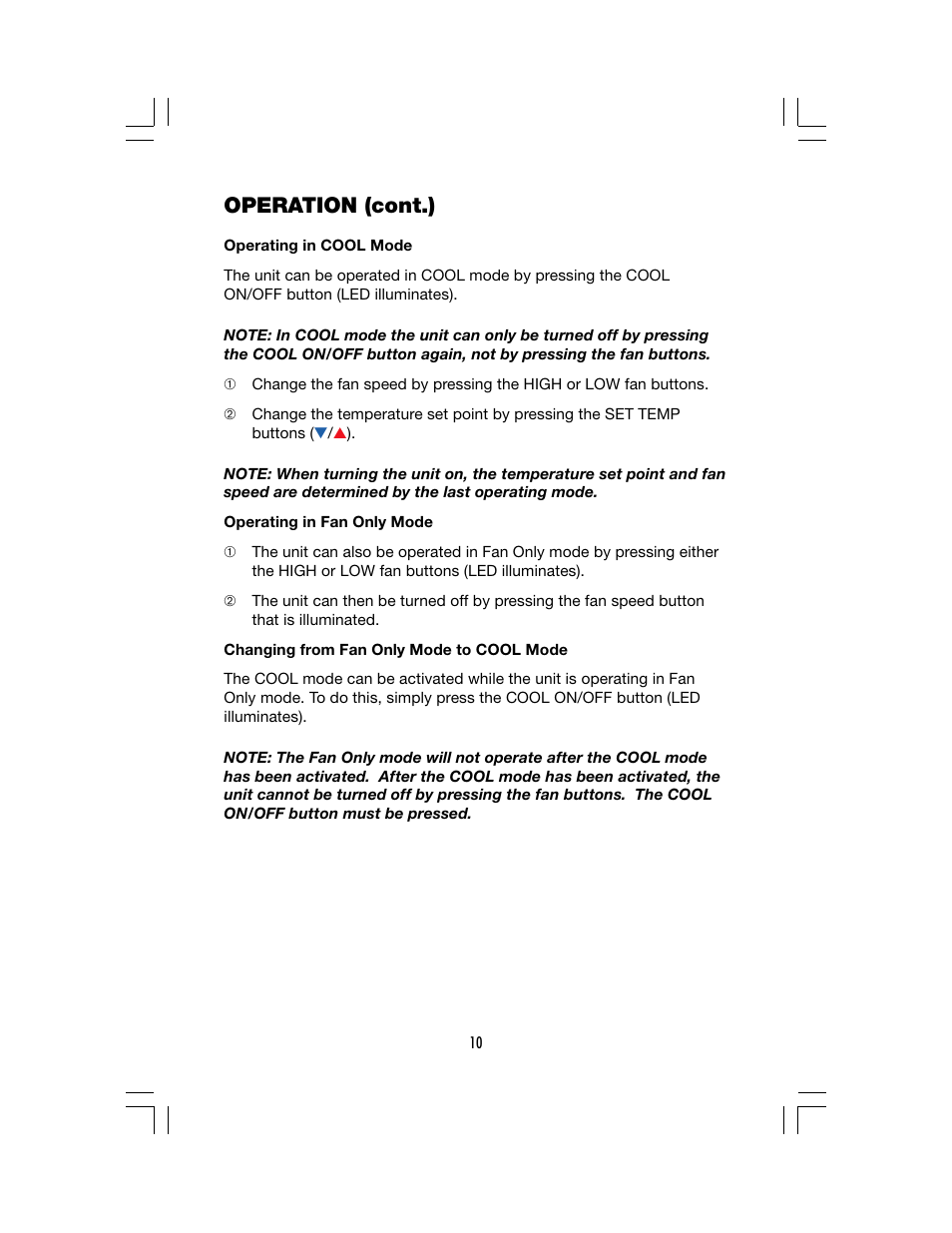 Operation (cont.) | Denso CLASSIC PLUS 14 User Manual | Page 16 / 26