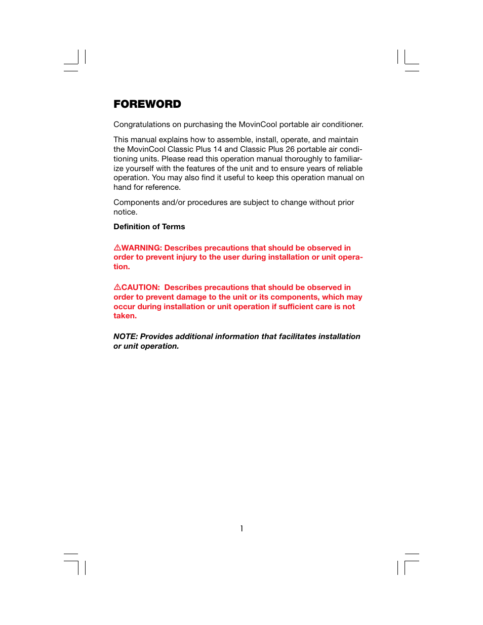 Foreword | Denso CLASSIC PLUS 14 User Manual | Page 7 / 26