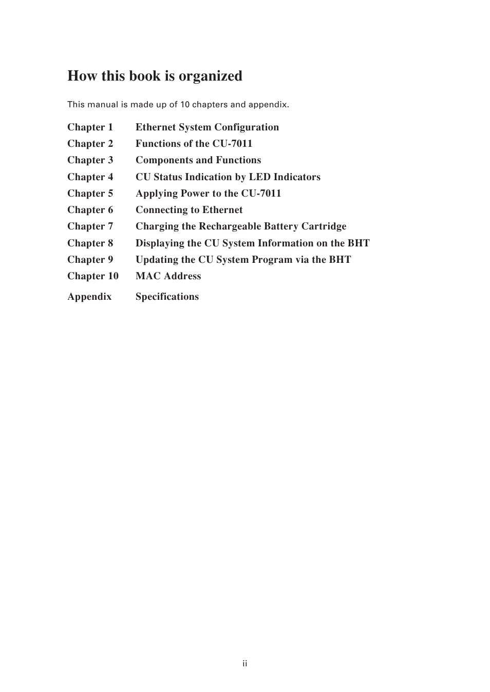 How this book is organized | Denso CU-7011 User Manual | Page 4 / 23