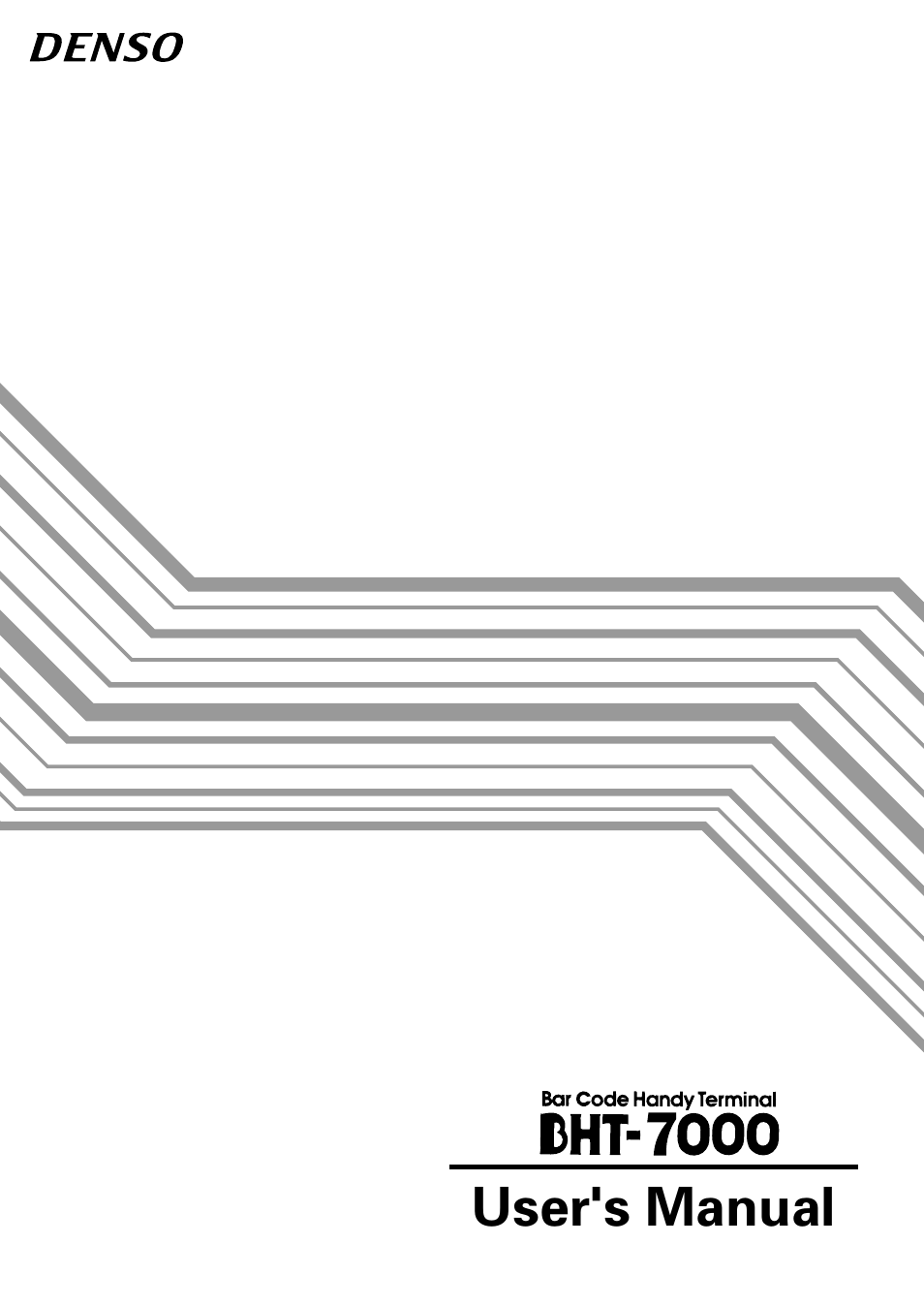 Denso BHT-7000 User Manual | 175 pages