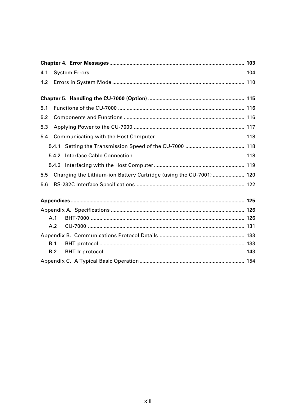 Denso BHT-7000 User Manual | Page 15 / 175