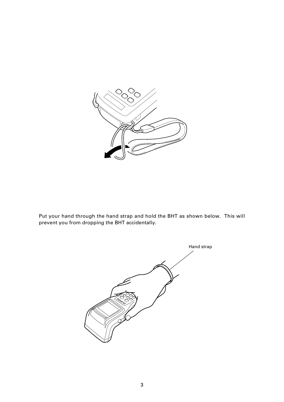 2 setting and using the hand strap | Denso BHT-7000 User Manual | Page 19 / 175