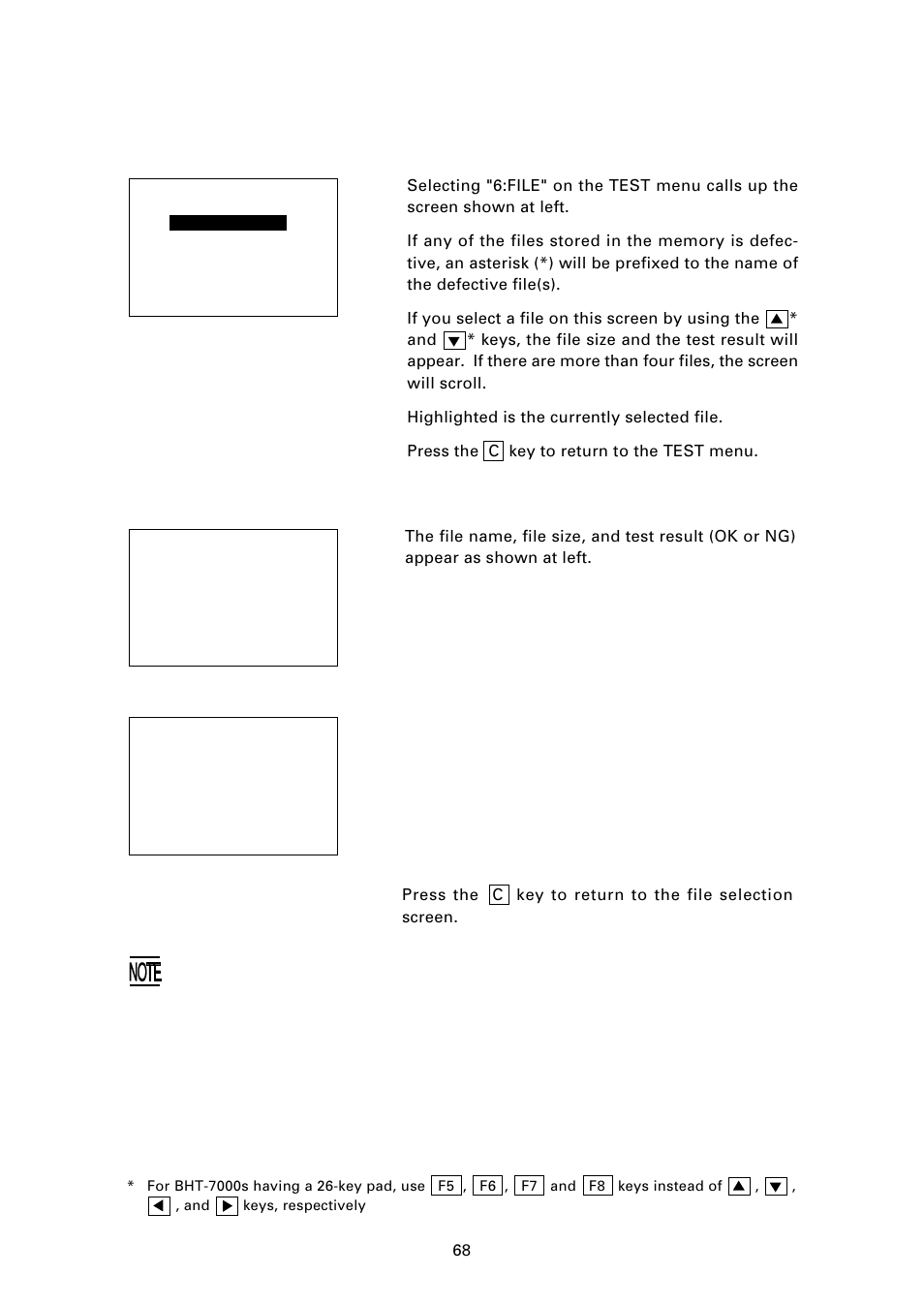 6] file test | Denso BHT-7000 User Manual | Page 84 / 175