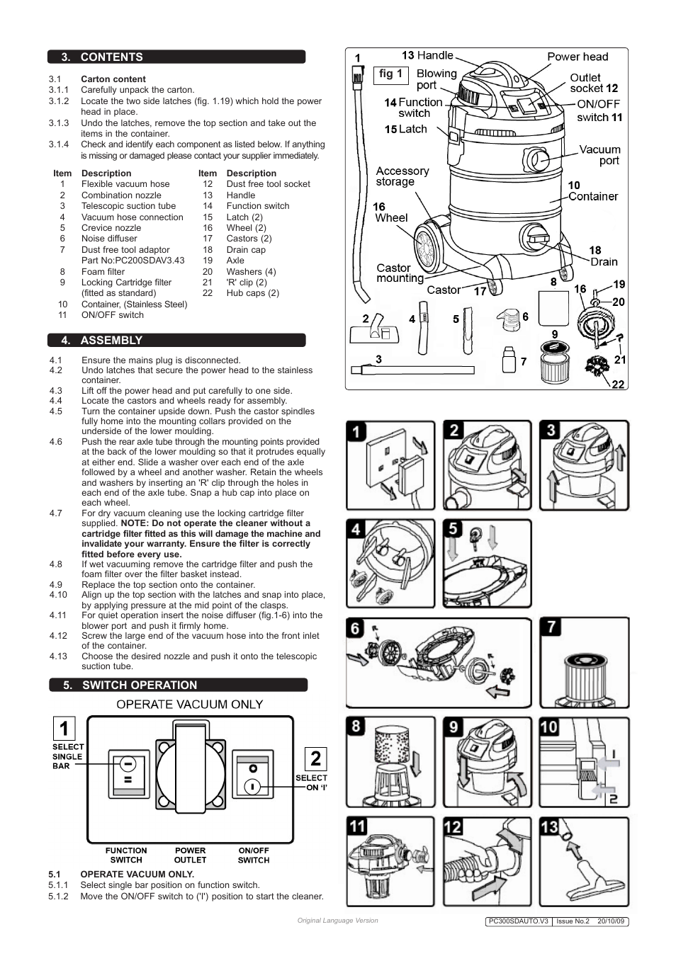 Sealey PC300SDAUTO User Manual | Page 2 / 4
