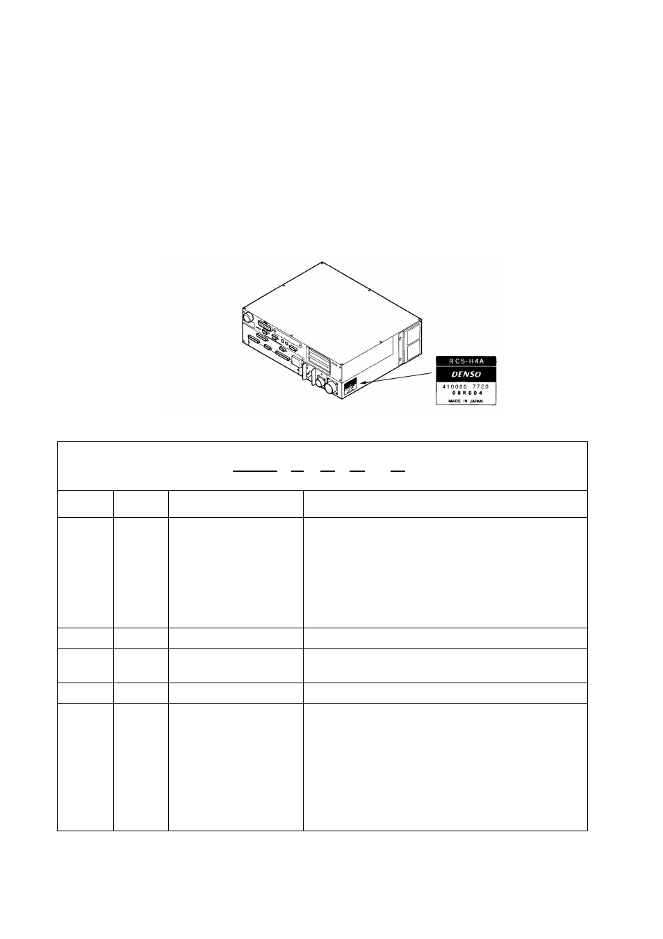 Chapter 1 general information about rc5 controller, Controller model name on nameplate, 1 controller | Model, Name on nameplate, Chapter 1, General information about rc5 controller, Vse 6 b a, 1 controller model name on nameplate | Denso RC5 User Manual | Page 21 / 176