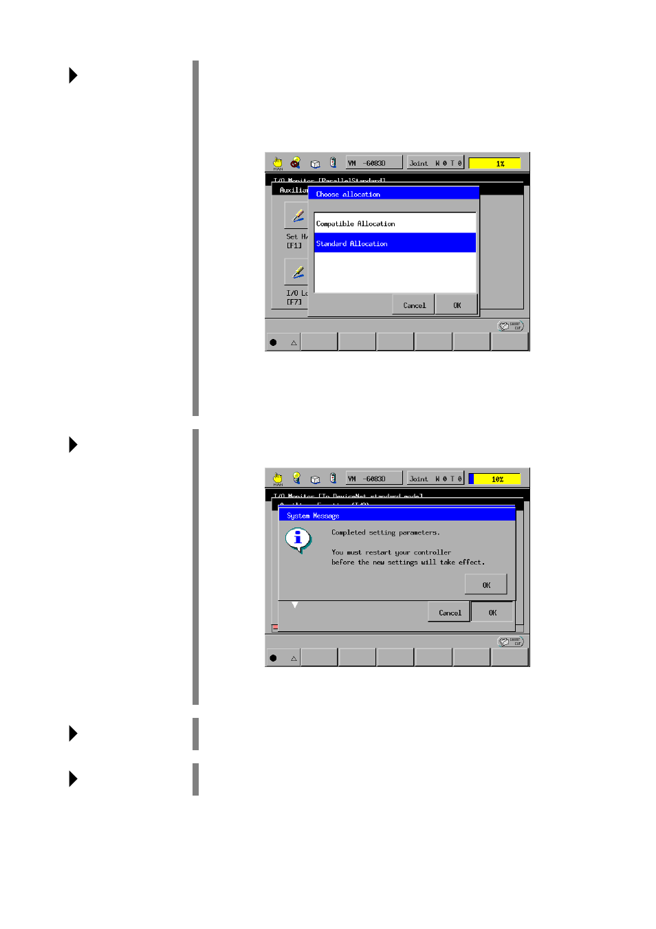 Step 3, Step 4, Step 5 | Step 6 | Denso RC5 User Manual | Page 36 / 176