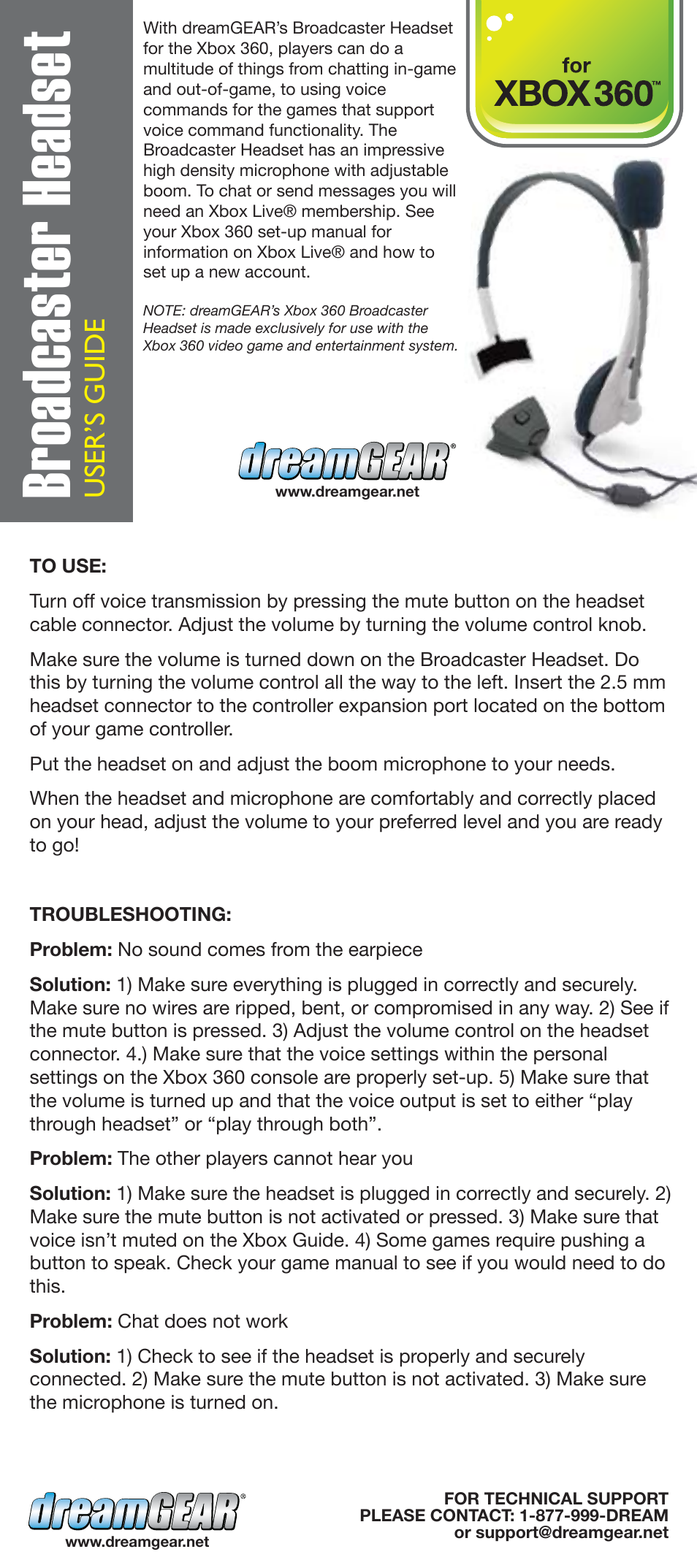 DreamGEAR DG733 User Manual | 1 page