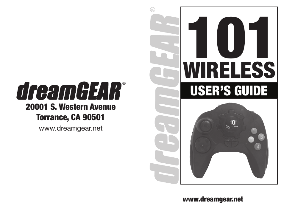 DreamGEAR 101 Wireless User Manual | 8 pages