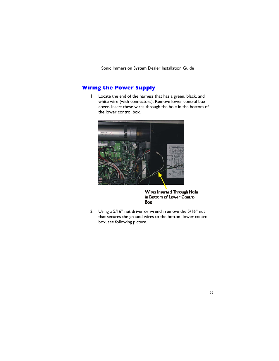 Wiring the power supply | Dimension One Spas 01510-1030 User Manual | Page 33 / 50