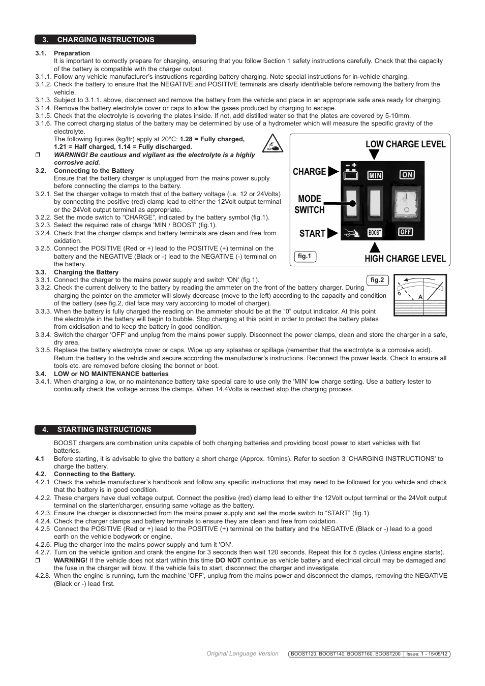 Sealey BOOST120 User Manual | Page 3 / 4