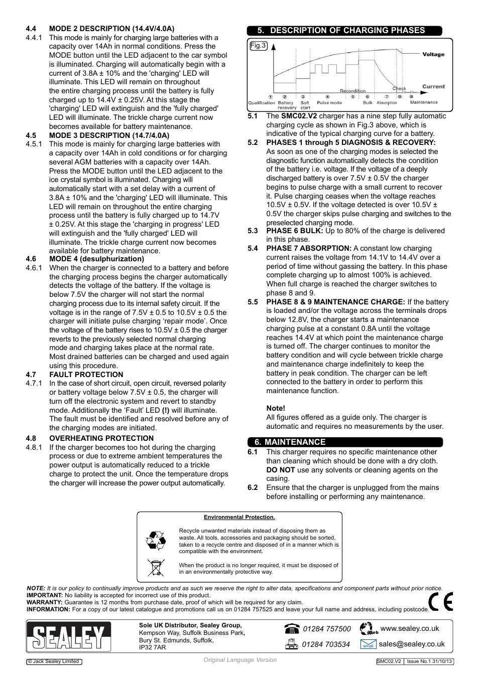 Sealey SMC02 User Manual | Page 4 / 4
