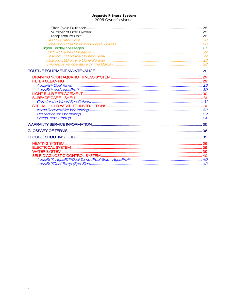 Dimension One Spas 01513-192 User Manual | Page 4 / 48