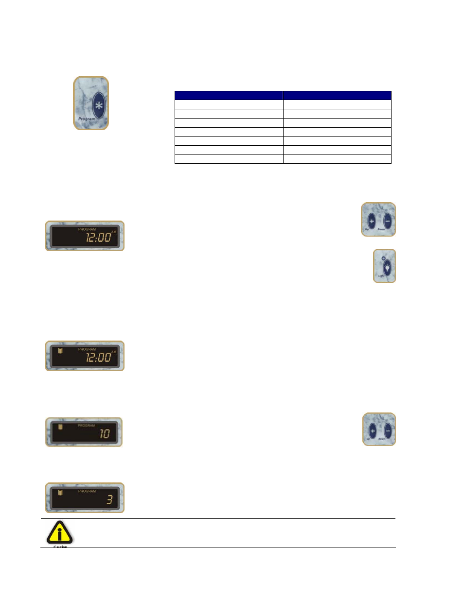 Programming the digital control panel | Dimension One Spas Aquatic Fitness System User Manual | Page 17 / 31