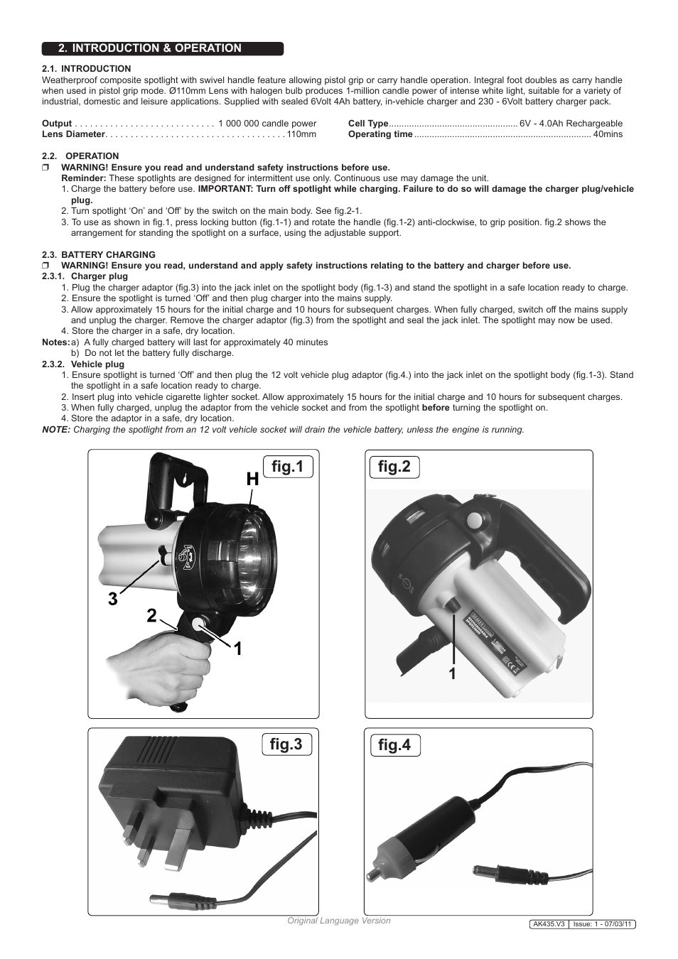 Fig.4 fig.3 fig.2 fig.1 | Sealey AK435 User Manual | Page 2 / 3