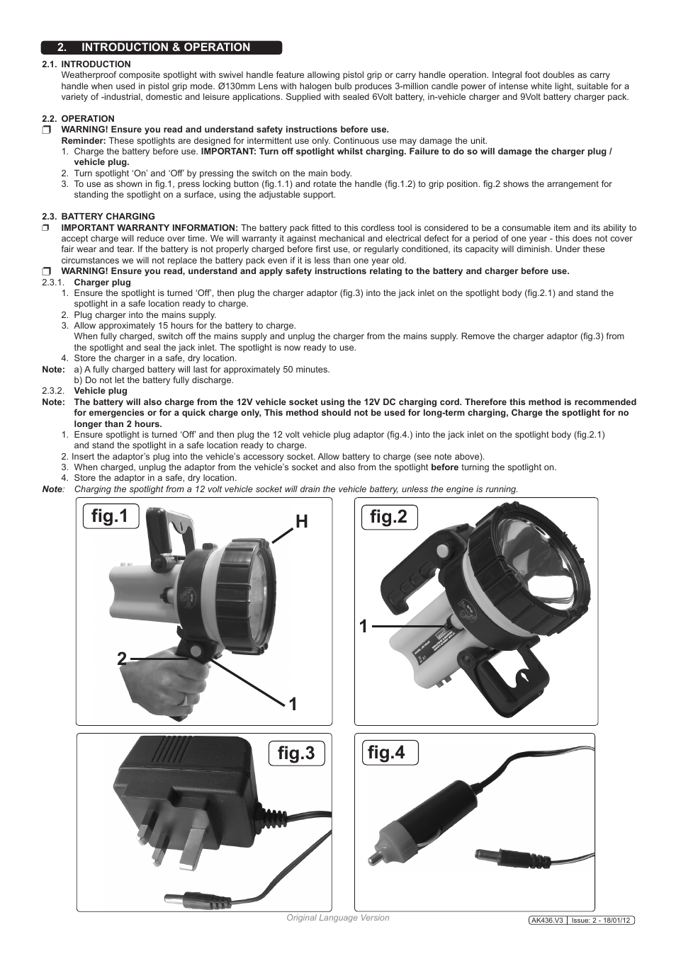 Sealey AK436 User Manual | Page 2 / 3