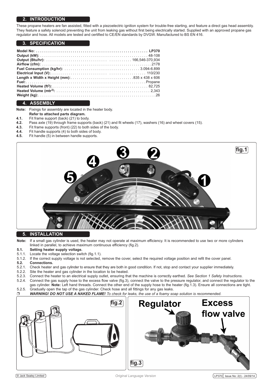 Fig.2 fig.3 fig.1 | Sealey LP370 User Manual | Page 2 / 4