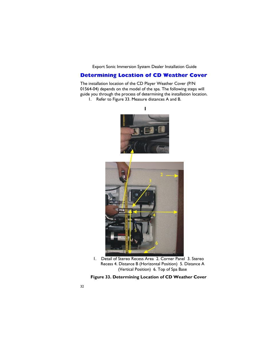 Determining location of cd weather cover | Dimension One Spas 01510-1030E Rev A User Manual | Page 36 / 54