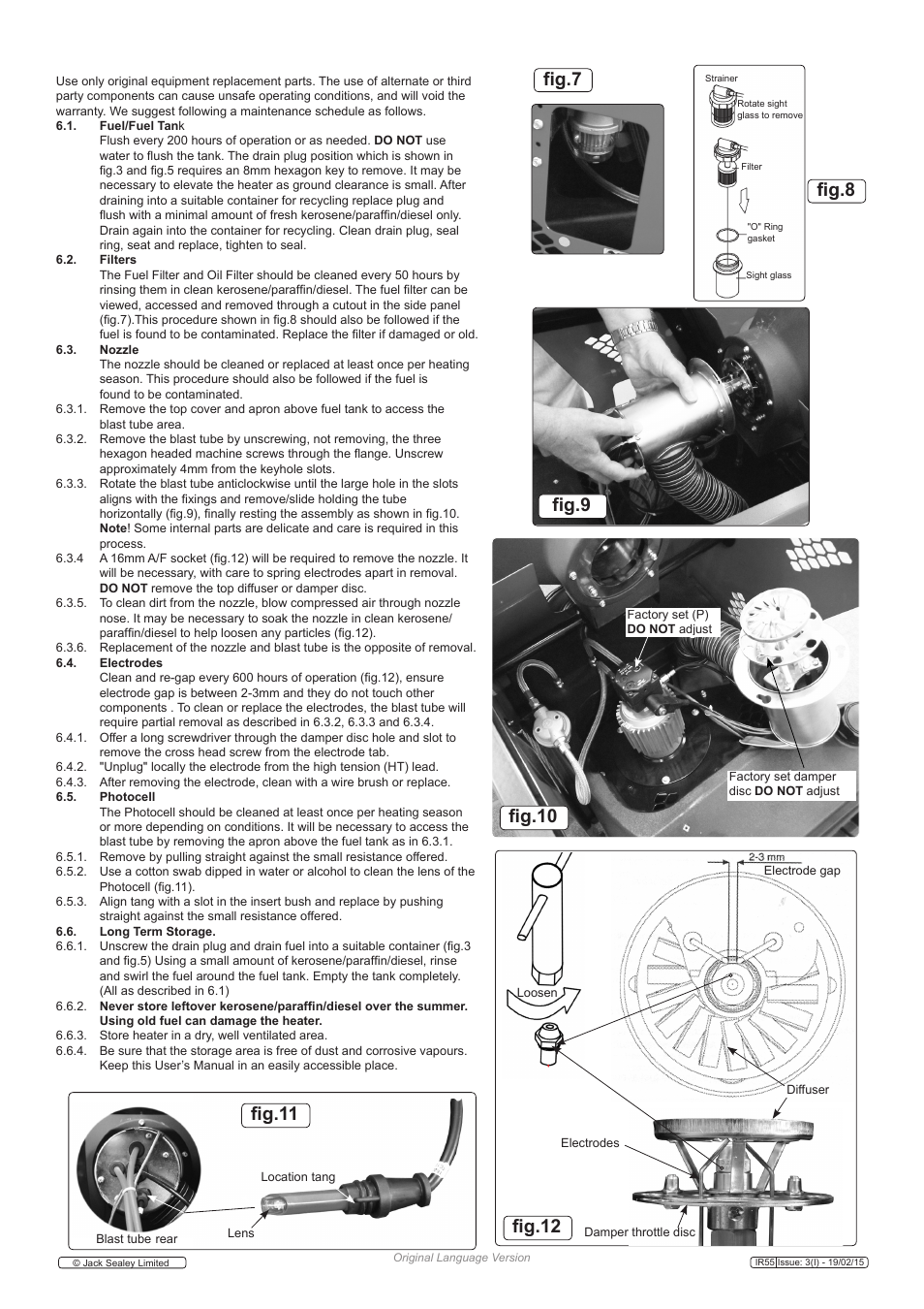 Fig.8 fig.9, Fig.7 | Sealey IR55 User Manual | Page 5 / 8
