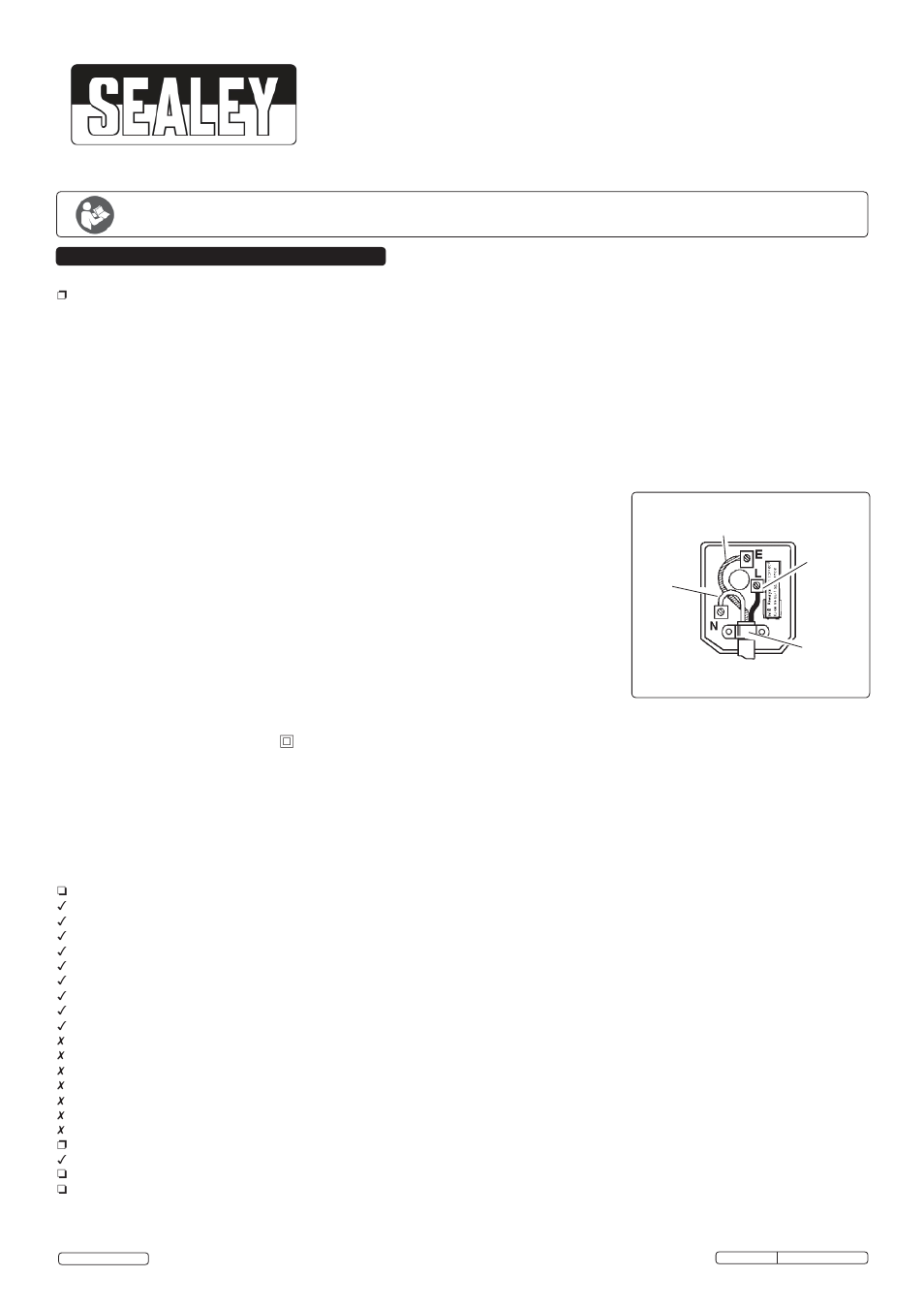 Sealey IFSH2003 User Manual | 2 pages