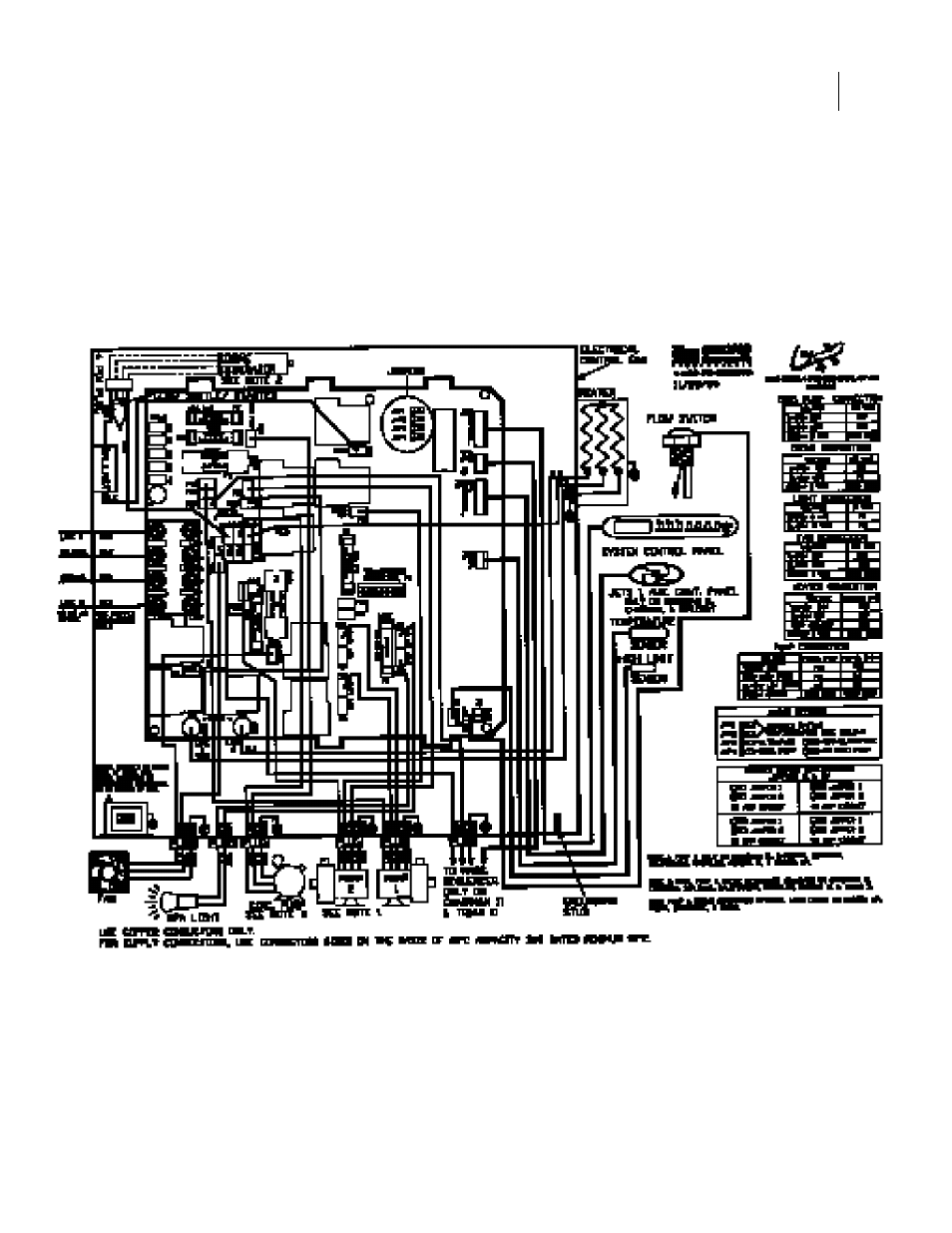Wiring diagram | Dimension One Spas 2000 Model User Manual | Page 50 / 50