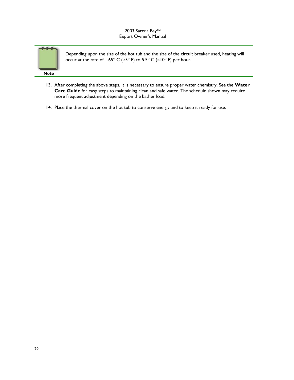 Dimension One Spas Sarena Bay User Manual | Page 26 / 56
