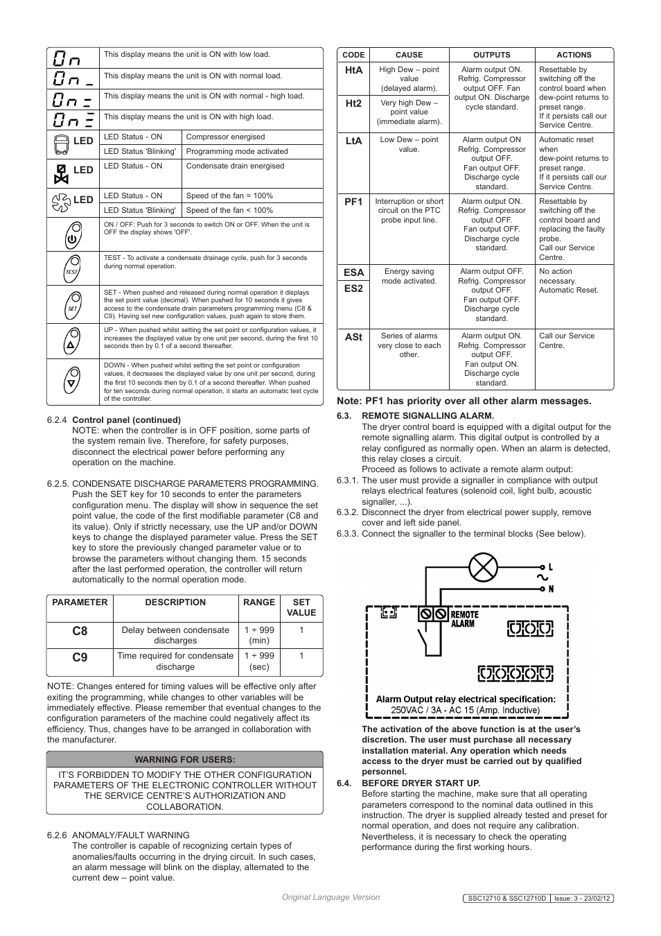 Sealey SSC12710 User Manual | Page 9 / 14