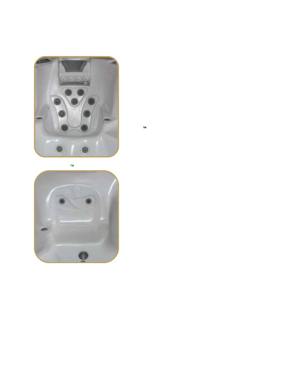 Bioform seat, Sport zone seat | Dimension One Spas Bay Collection User Manual | Page 18 / 72