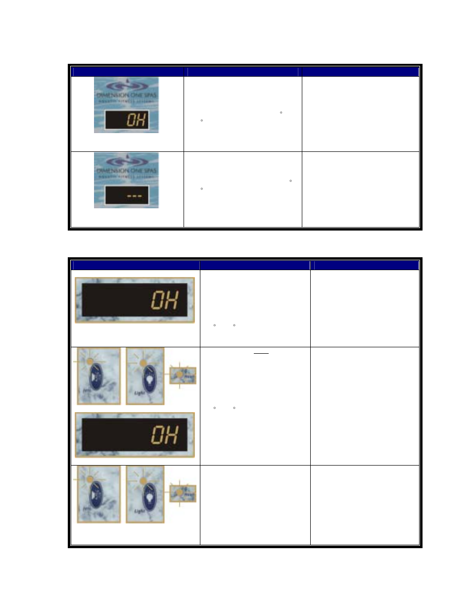 Aquafit™dual temp \(spa-side\), Aquafit™dual temp (spa-side) | Dimension One Spas AQUATIC FITNESS SYSTEM 2003 User Manual | Page 41 / 44