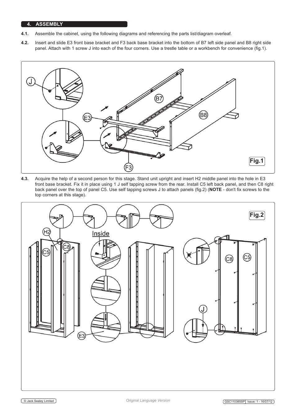 Fig.1 fig.2 | Sealey GSC110385SP User Manual | Page 2 / 3