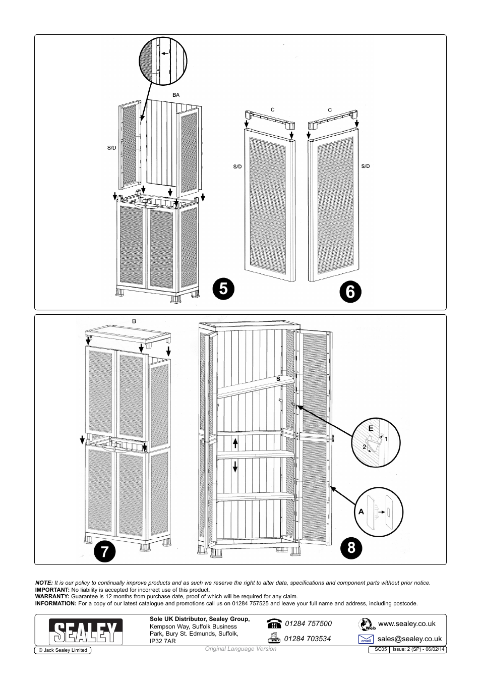 Sealey SC05 User Manual | Page 3 / 3