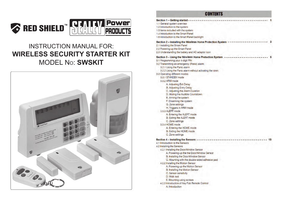 Sealey SWSKIT User Manual | 12 pages