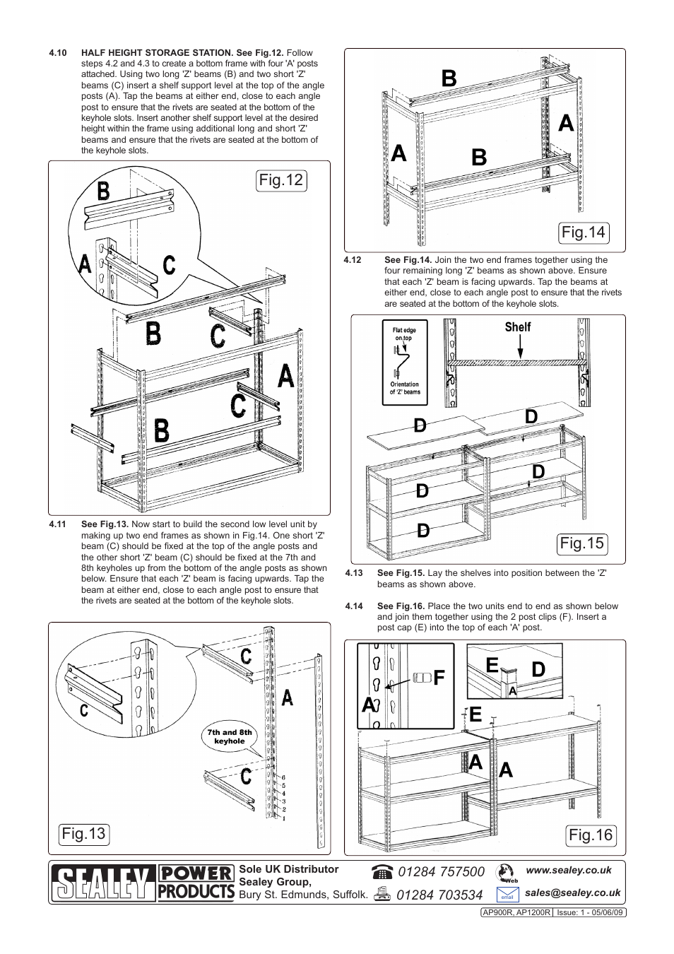 Sealey AP1200R User Manual | Page 4 / 4