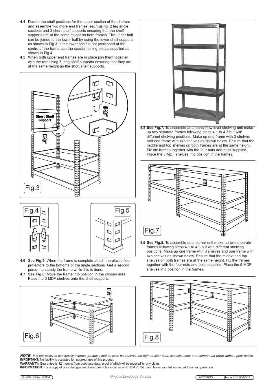 Sealey AP6350GS User Manual | Page 2 / 2