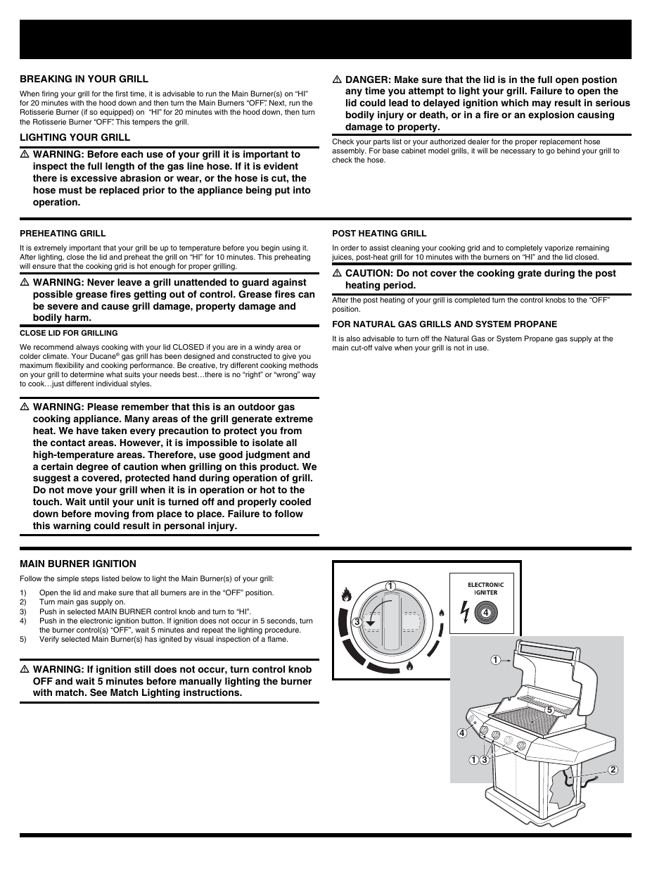 Normal operation | Ducane Natural 3400 User Manual | Page 20 / 64