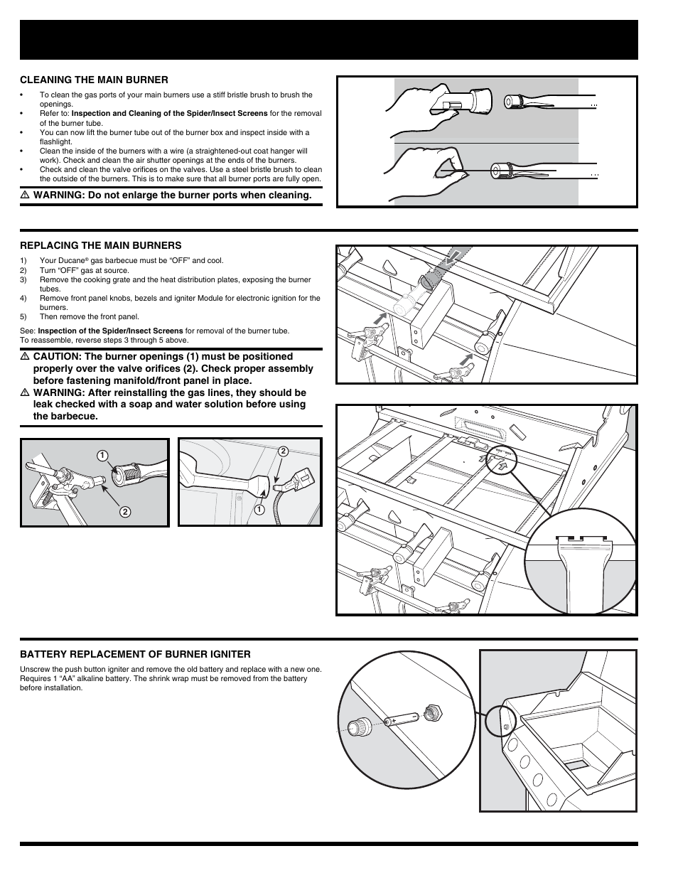 Annual maintenance | Ducane Natural 3400 User Manual | Page 30 / 64