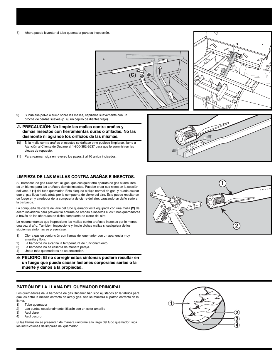 Mantenimiento anual | Ducane Natural 3400 User Manual | Page 45 / 64