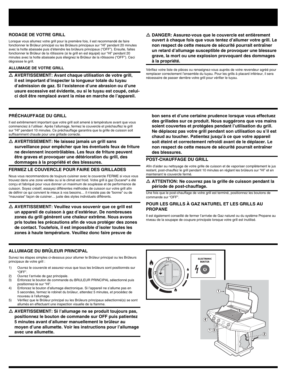 Utilisation normale | Ducane Natural 3400 User Manual | Page 52 / 64