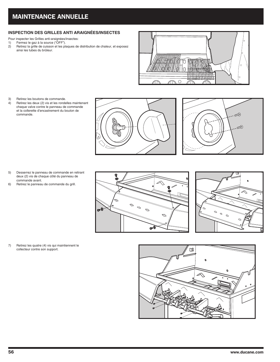 Maintenance annuelle | Ducane Duacne Affinity LP Gass Grill 3100 User Manual | Page 56 / 60