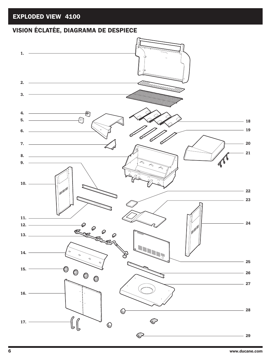 Ducane Duacne Affinity LP Gass Grill 3100 User Manual | Page 6 / 60