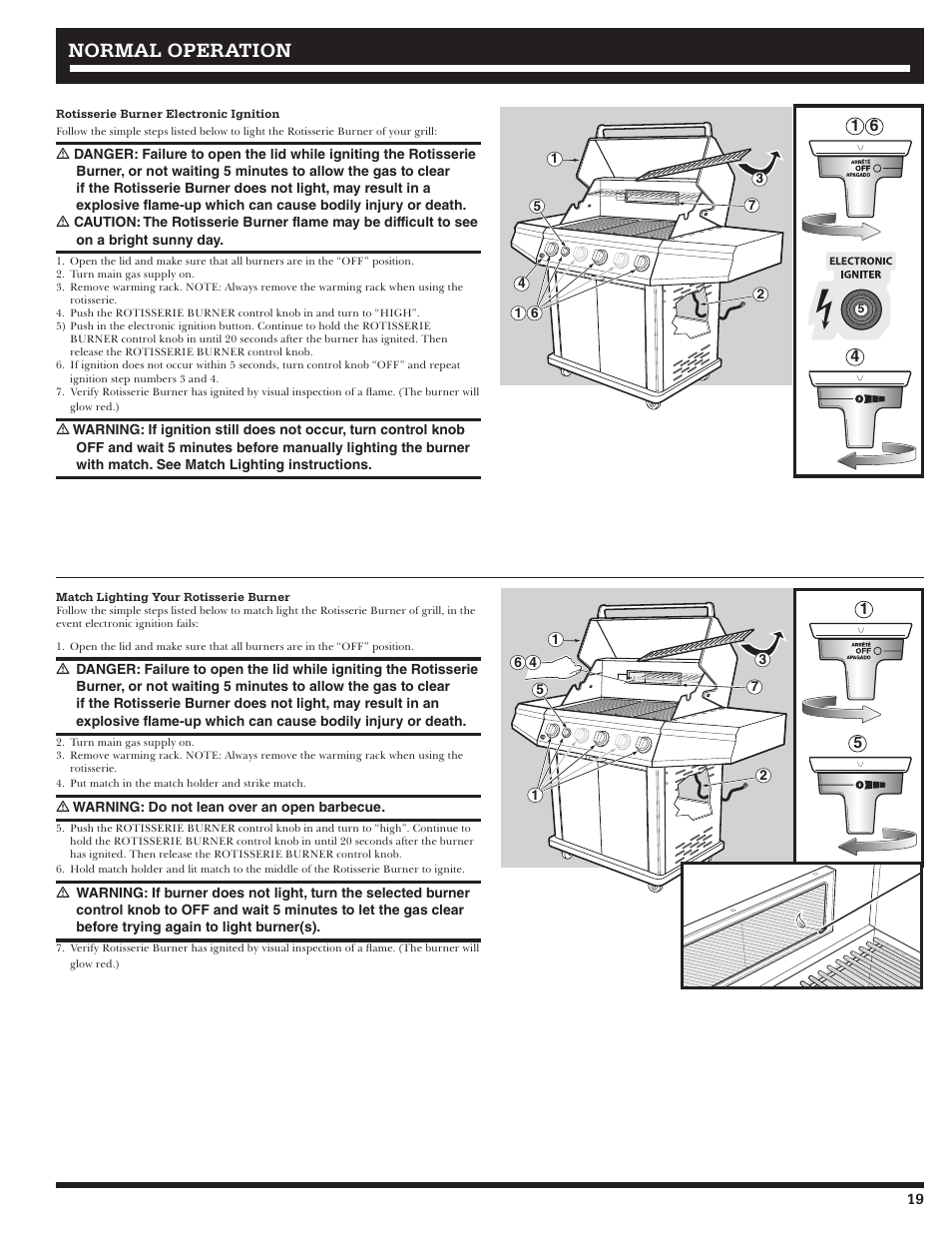 Normal operation | Ducane 3400 User Manual | Page 19 / 64