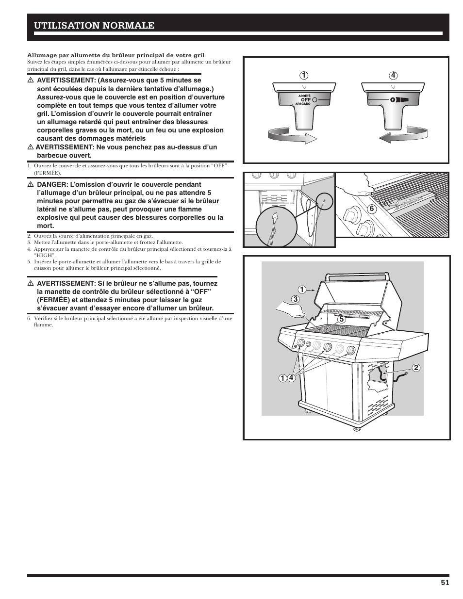 Utilisation normale | Ducane 3400 User Manual | Page 51 / 64