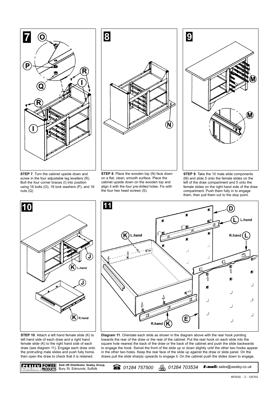 Sealey AP2030 User Manual | Page 3 / 3