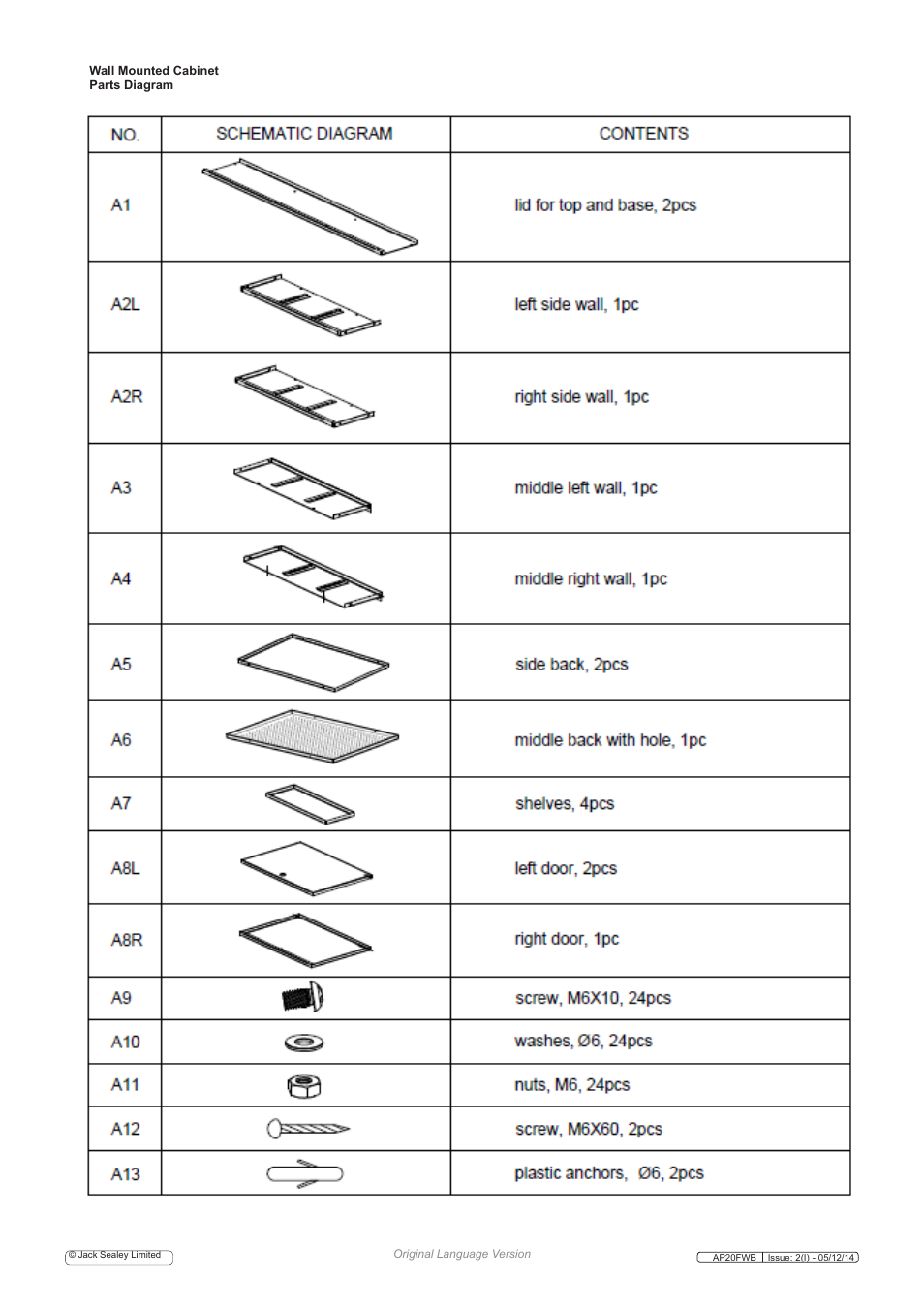 Sealey AP20FWB User Manual | Page 2 / 5