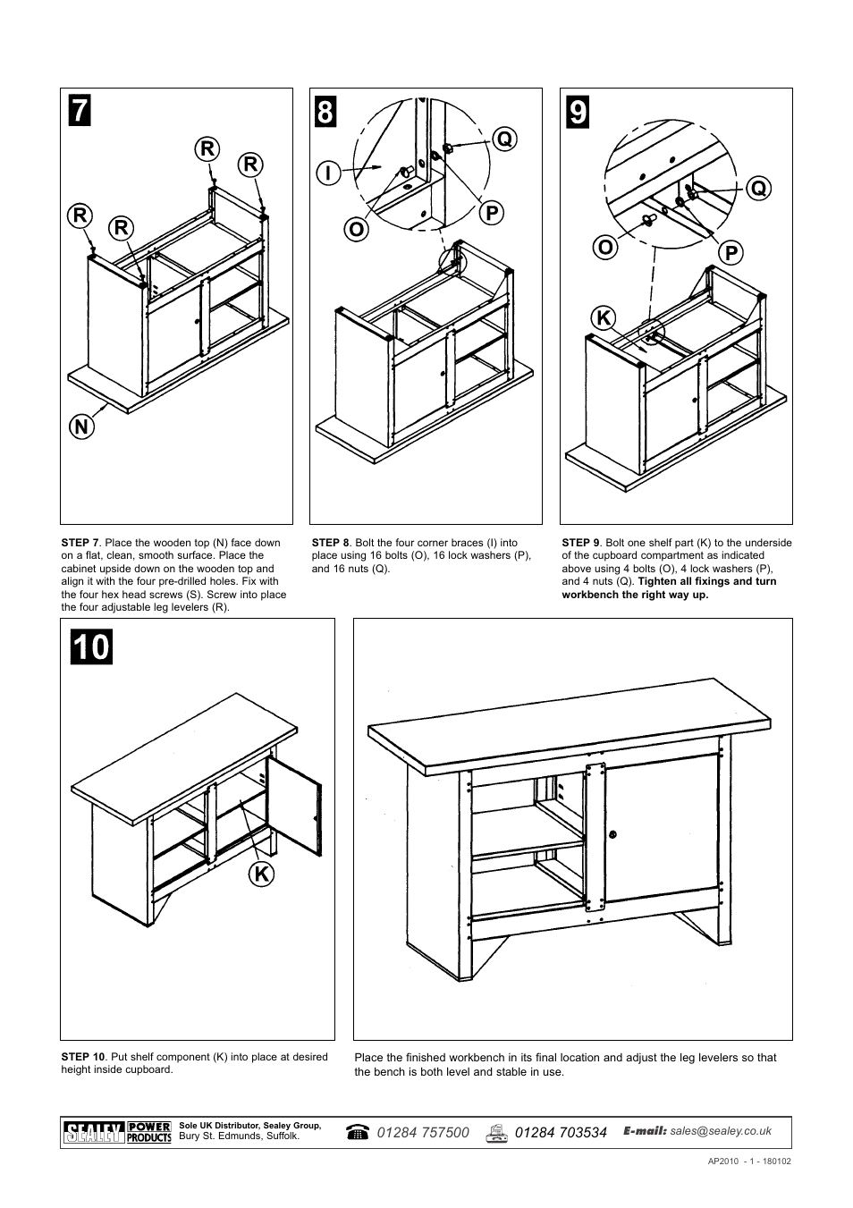 Sealey AP2010 User Manual | Page 3 / 3
