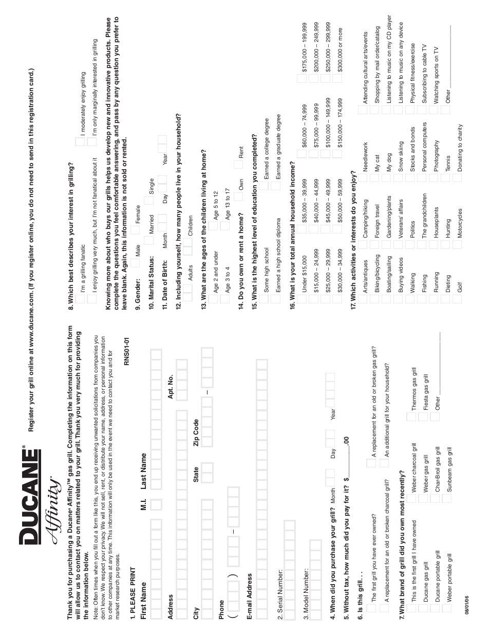 Ducane AFFINITY 4400 User Manual | Page 63 / 64