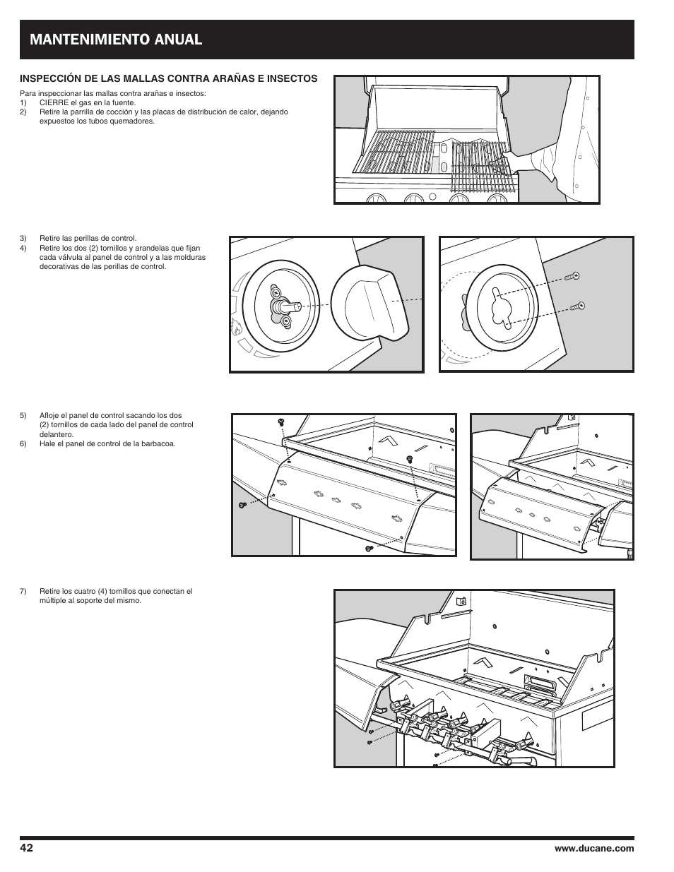 Mantenimiento anual | Ducane AFFINITY 4100 User Manual | Page 42 / 60
