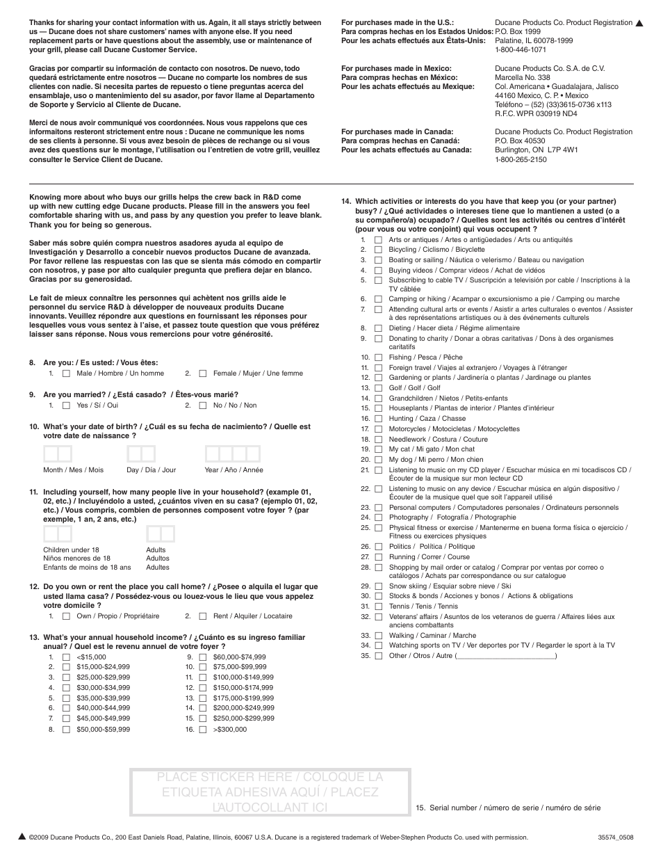Ducane AFFINITY 4100 User Manual | Page 60 / 60