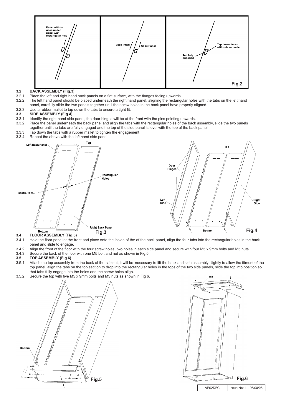 Fig.2 fig.3 fig.4 fig.5, Fig.6 | Sealey AP02DFC User Manual | Page 2 / 3